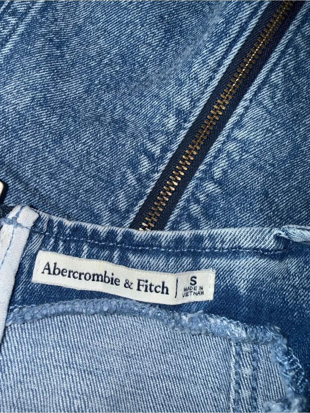 Abercrombie & Fitch Blue Denim Dress